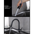 Apartment Single Handle Matte Black Kitchen Faucets Sprayer